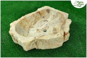 Lavello in Legno Fossilizzato Pietrificato cm. 50x45x16 h. 499,00€